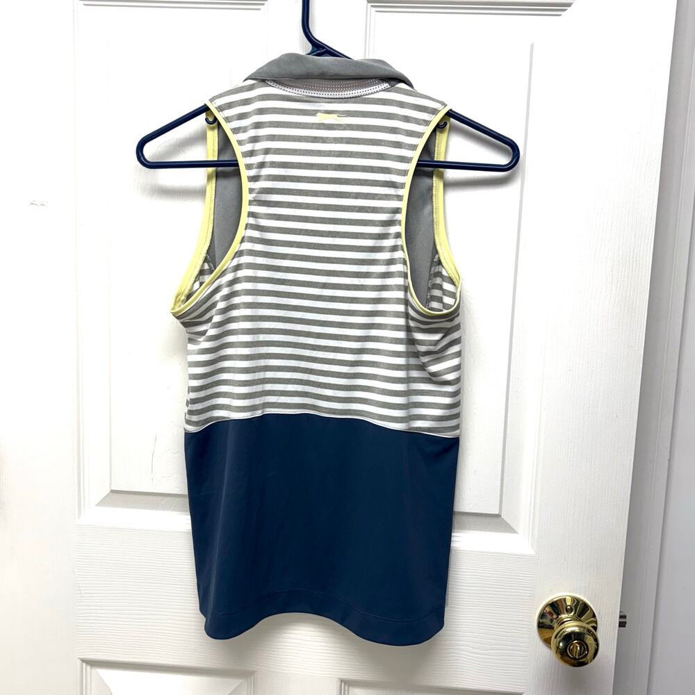 Slazenger Top Sleeveless Polo, Quick Dry Althletic Golf Shirt, Women's Size S - Picture 3 of 5